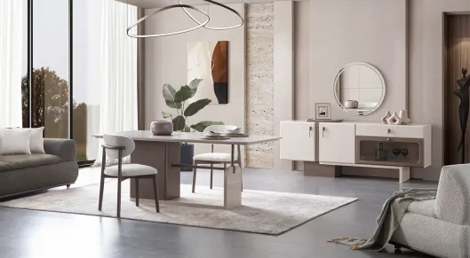 Product img 1, Rocco Ahşap Ayaklı Yemek Odası Takımı